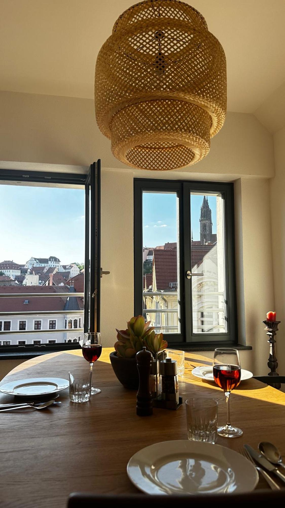 Ruhige-Moderne Wohnung Mit Burgblick Meissen Extérieur photo